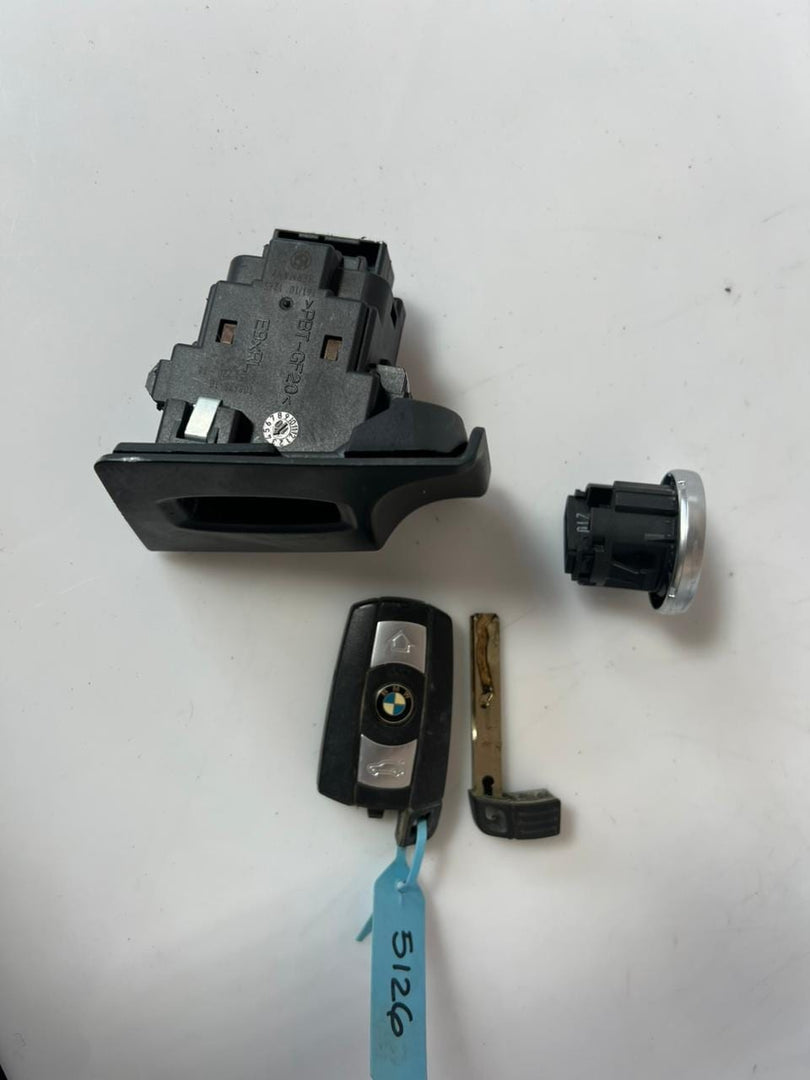 BMW E90 N47 Engine Control Unit ECU COMPLETE SET DDE + CAS3 AG+ 1KEY 8512291