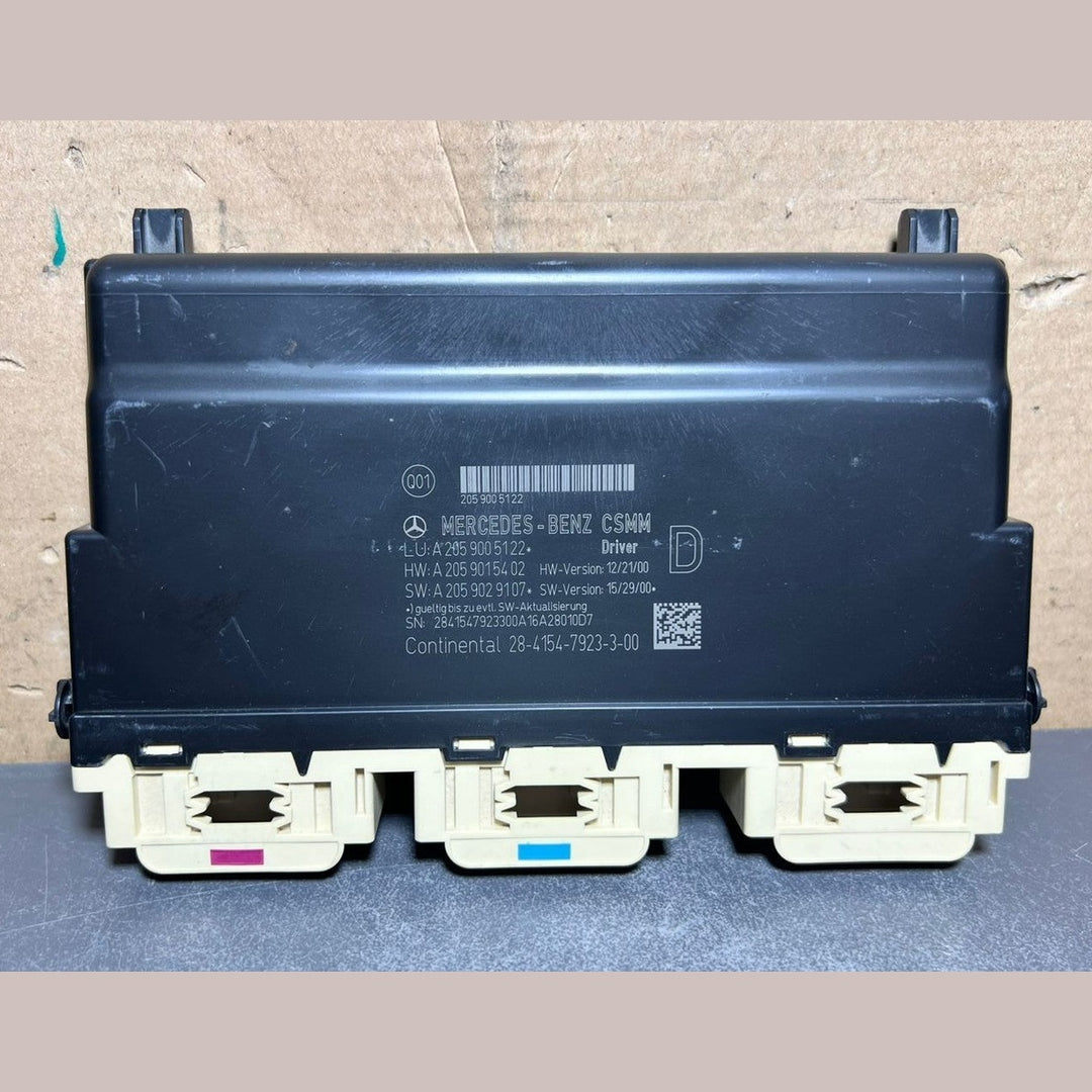 14-18 Mercedes W205 C-Class Front Driver Seat Control Module A205 9005122 OEM