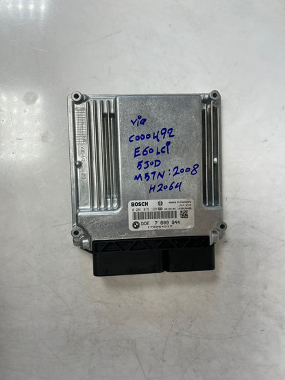 2008 BMW 530D E60 LCI M57N Engine Control Unit ECU SET DDE+CAS3 7809944 OEM