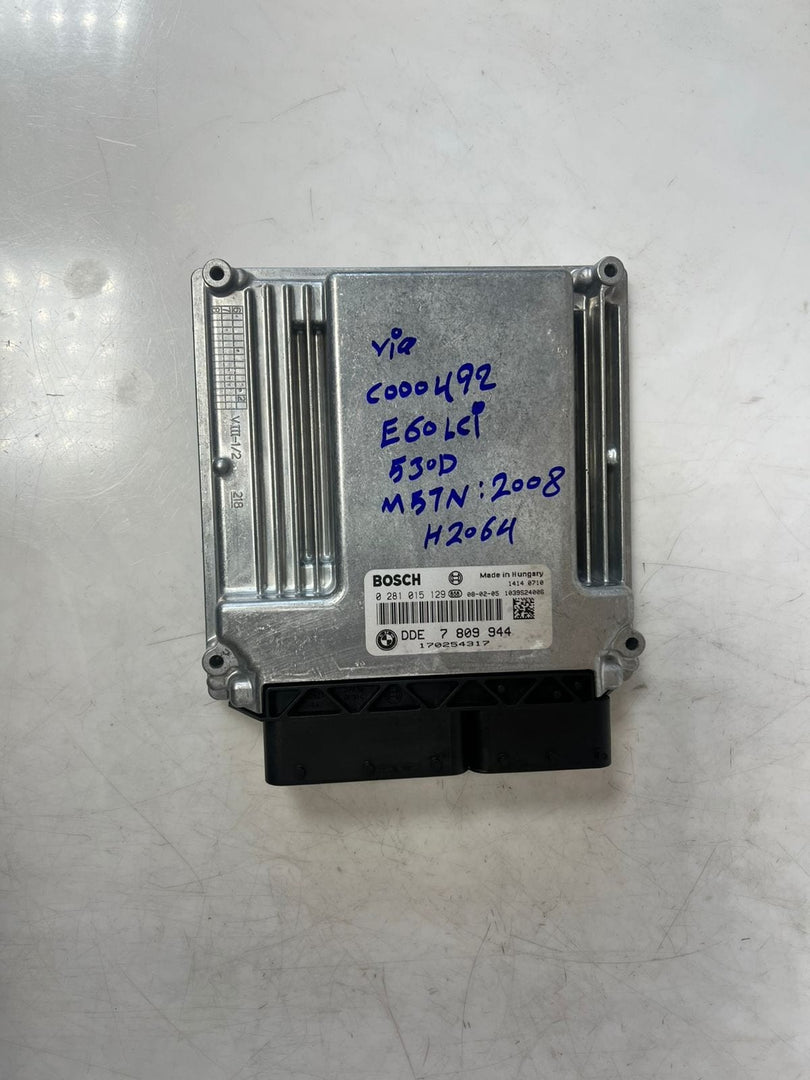 2008 BMW 530D E60 LCI M57N Engine Control Unit ECU SET DDE+CAS3 7809944 OEM