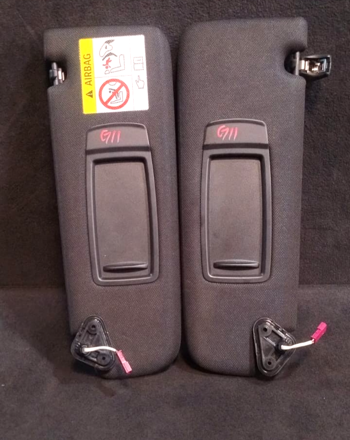 BMW G11 7 SERIES SUN VISOR SET WITH VANITY MIRROR OEM VIN  B314963