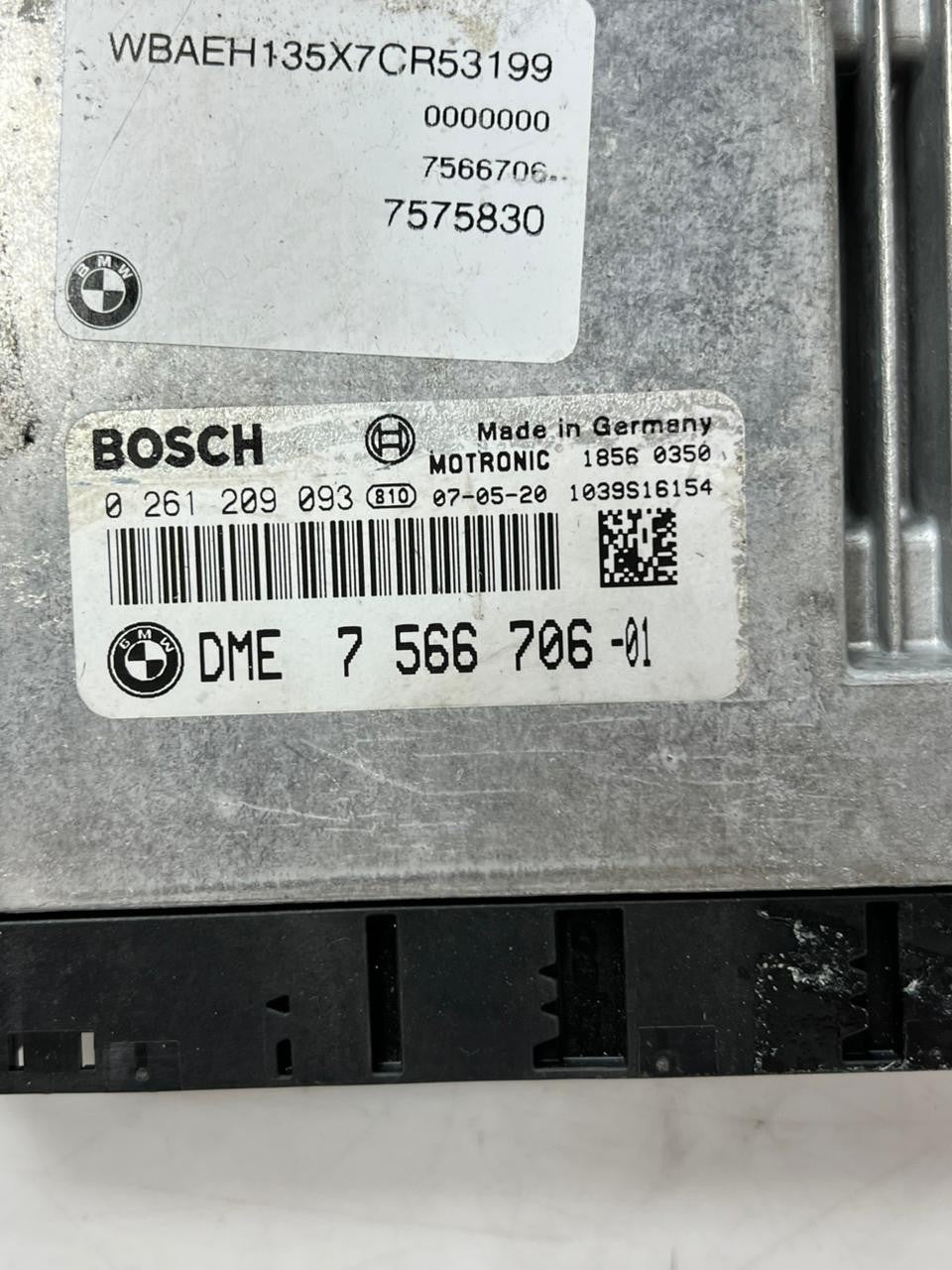 2006-2007 BMW 550i Engine Control Module 7566706 E63 E64 550i 650i 750i 4.8L SET