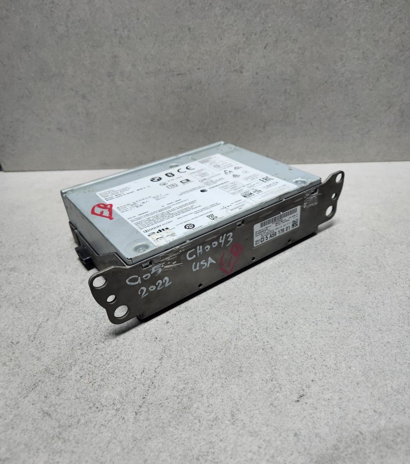 2022 BMW M340i Audio Radio Navigation Receiver Module 5A59176 M340i and 530i 