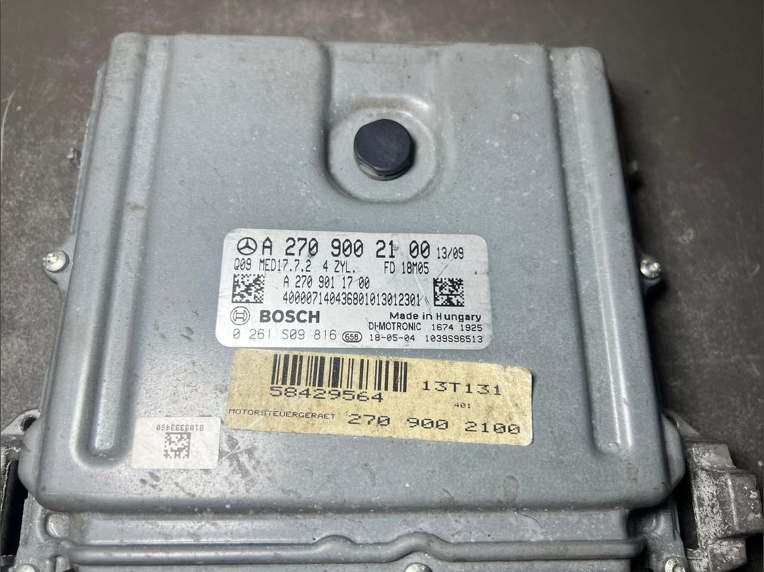 12-18 Mercedes W246 CLA GLA Engine Control Module Unit ECM ECU A270 9002100 OEM