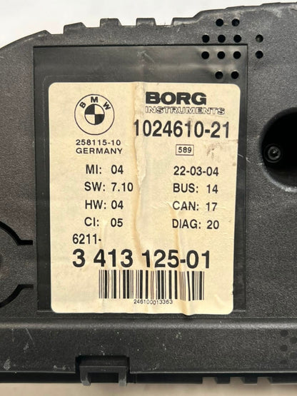 2004-2007 BMW X3 E83 3.0i xDrive Instrument Cluster SPEEDOMETER 3413125