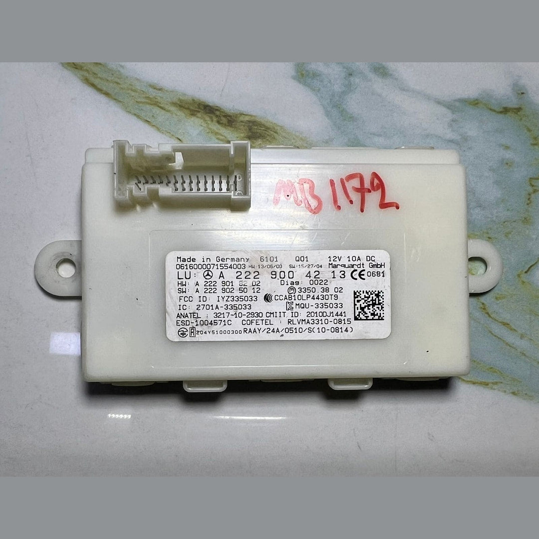 14-19 Mercedes C300 Keyless Go Control Unit A2229004213 C-Class W205 and S-Class