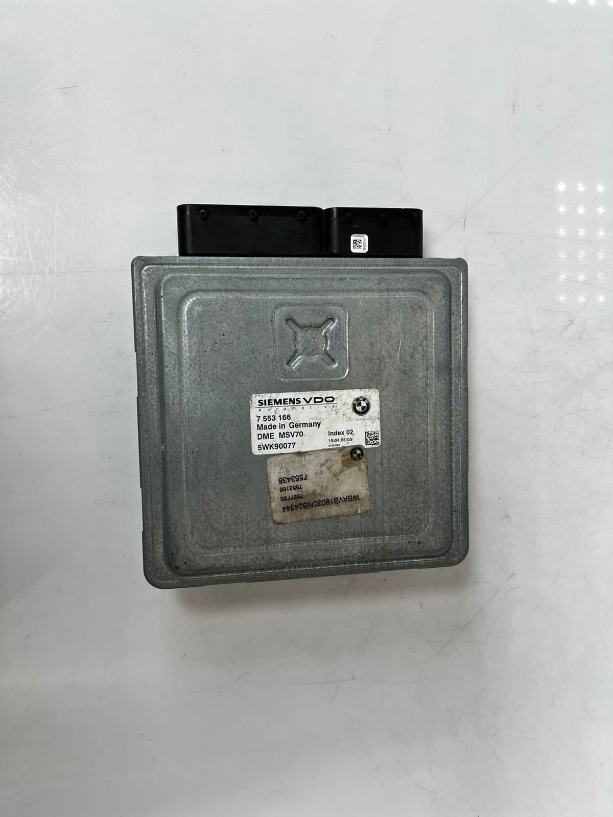 2006 BMW 530i E60 2005 N52 ENGINE CONTROL UNIT ECU MODULE DME MSV70 7553166