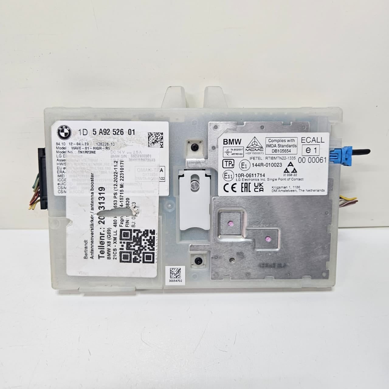 2023-2025 BMW X5 G05, X6 G06, X7 Navigation GPS Control Module 5A92526