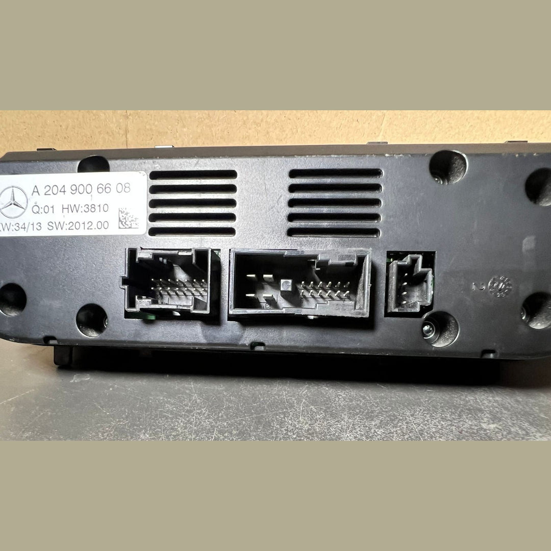 10-14 Mercedes-Benz W204 C-Class A/C Heater Climate Control Panel A204 9006608