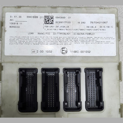 BMW F30 F31 Front Electronic Module 6843899 OEM