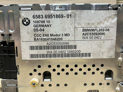 BMW Navigation System Cd Computer Module 6951869 E60 and E61