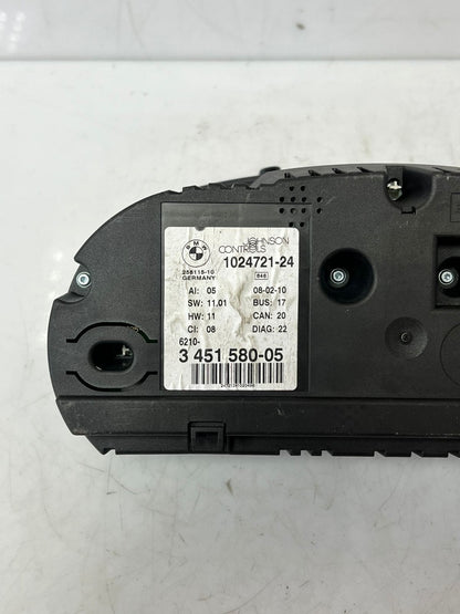 2004-2010 BMW X3 E83 series Instrument Cluster SPEEDOMETER 3451580 OEM