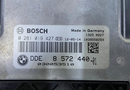 OEM BMW F07 N57N Engine Control Unit Module ECU DDE SET 8572440 BOSCH