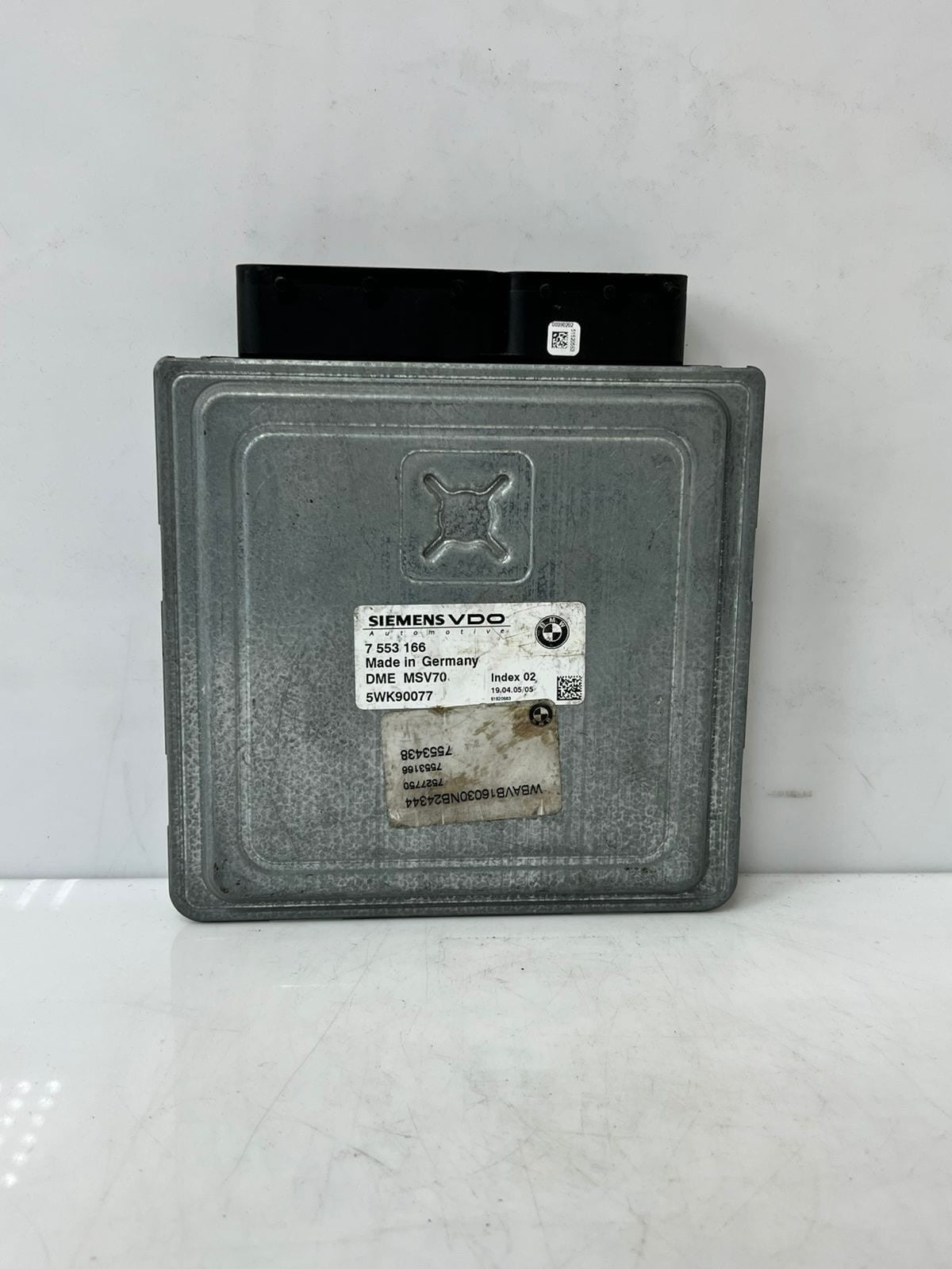 2006 BMW 530i E60 2005 N52 ENGINE CONTROL UNIT ECU MODULE DME MSV70 7553166