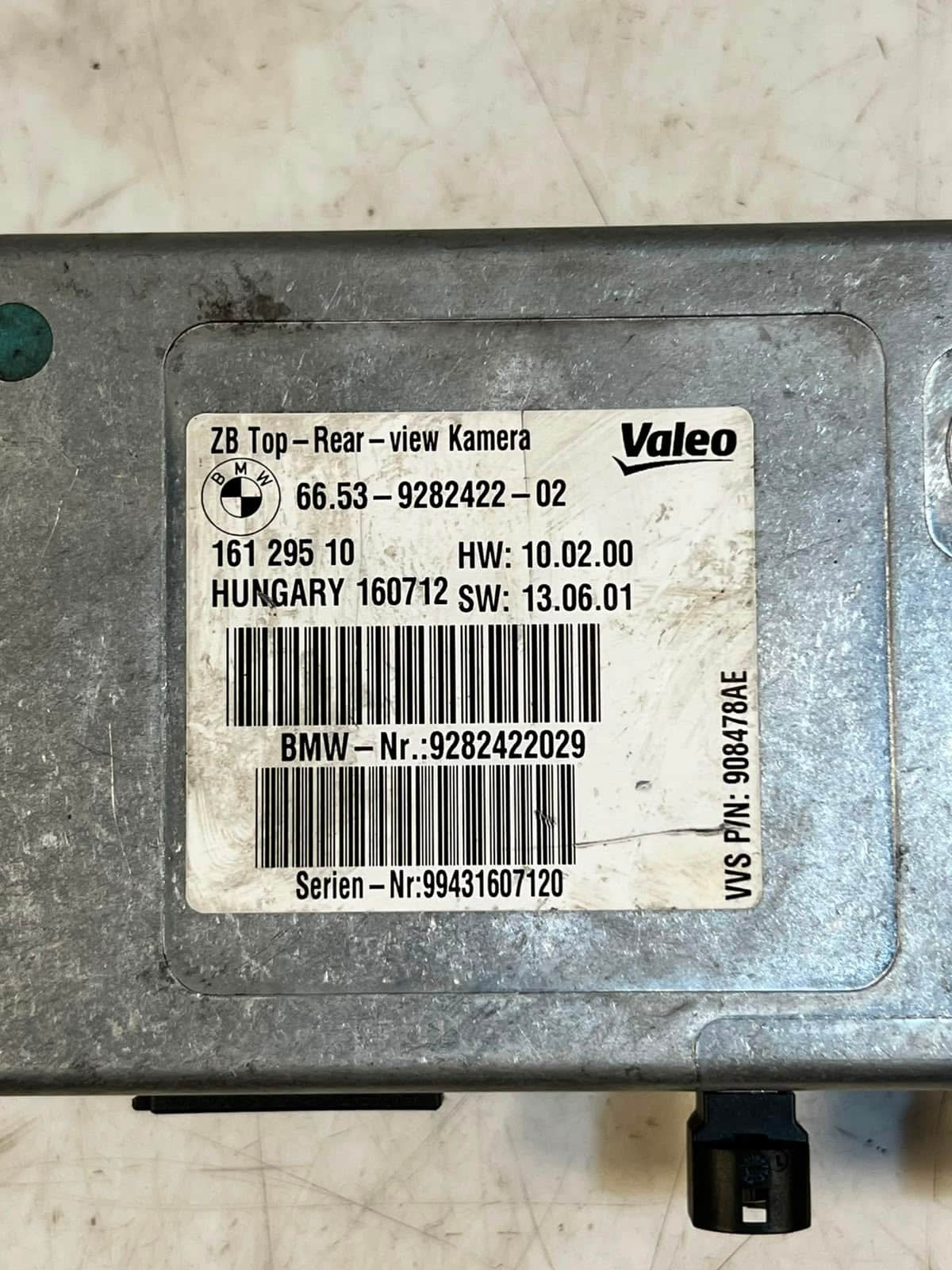 2011-2014 BMW X3 F25 X4 F26 Rear Camera Control Module 9282422 OEM