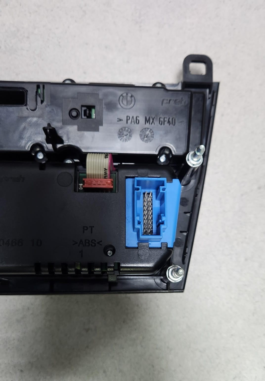 BMW Climate Control Panel Upper 9299037 7 Series F01 F02 and 5 Series F10