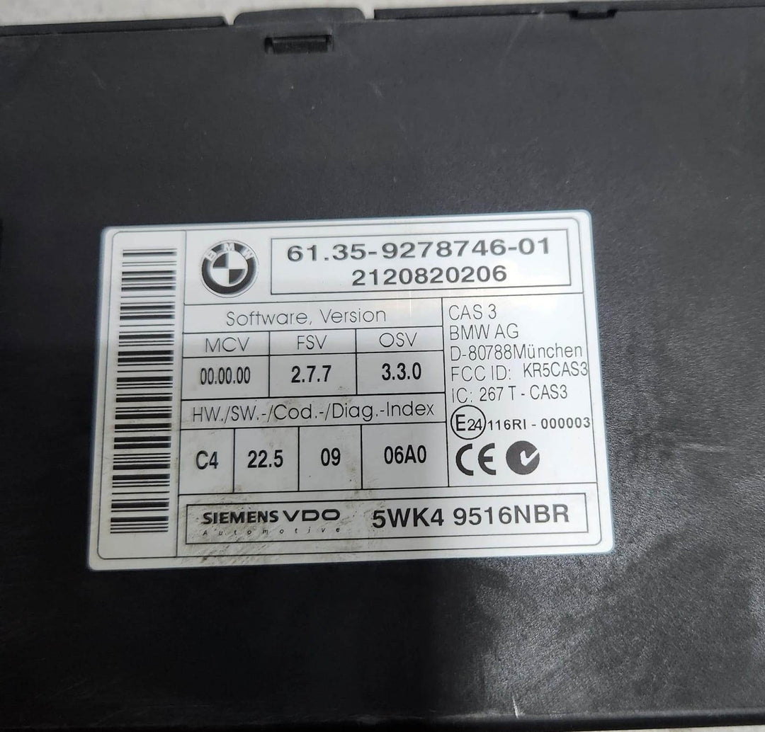 2012-2014 BMW X5 E70 3.5i Engine Control Module 7639422 E70 N55 ECU SET