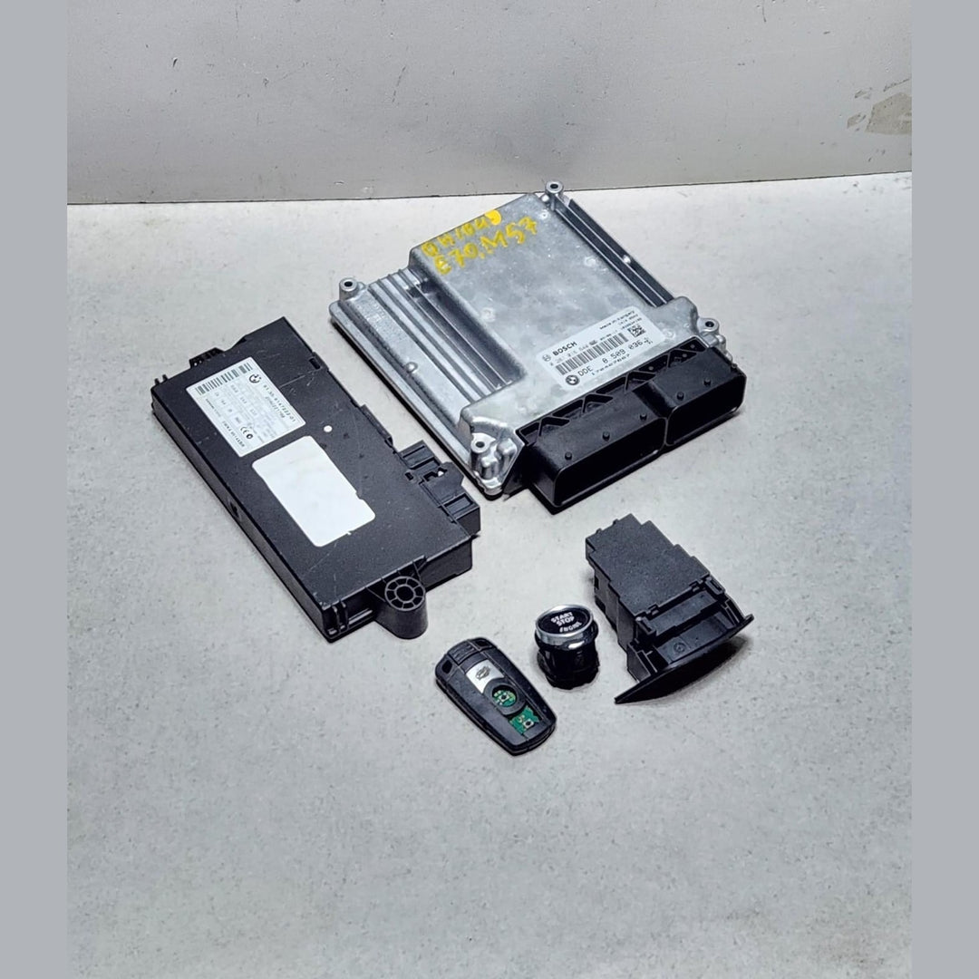 2007-2013 BMW X5 Engine Control Unit 8509036 X5 E70 3.0D ECU SET M57N