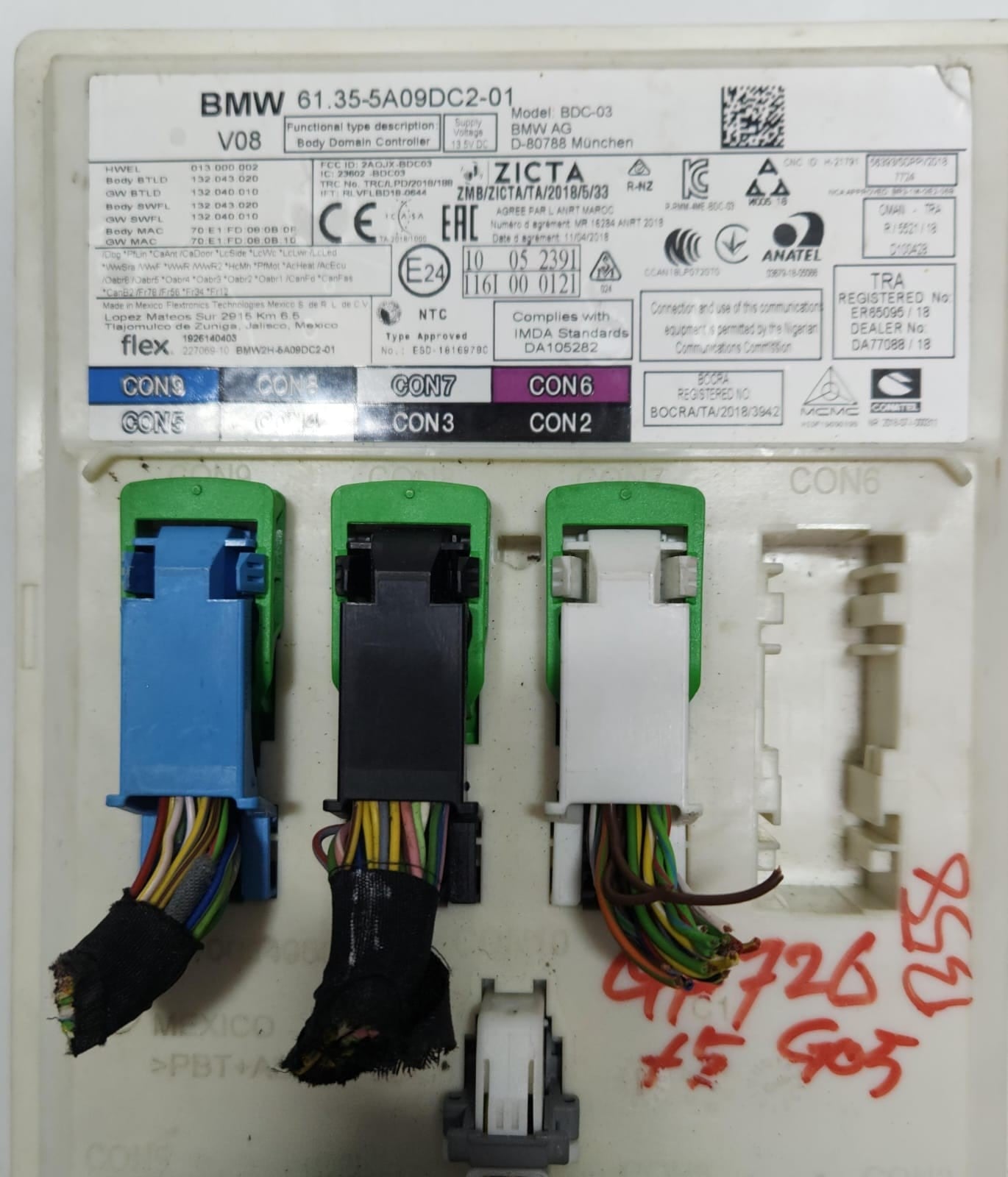 2021-2024 BMW X7 Body Domain Control Module 5A09DC2 X7 G07 OEM
