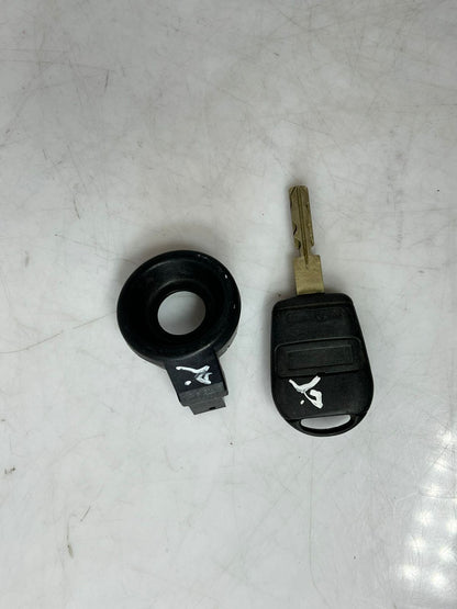 BMW 3 Series E46 328ci M52 Engine ECU Lockset DME 5WK9037 7500255
