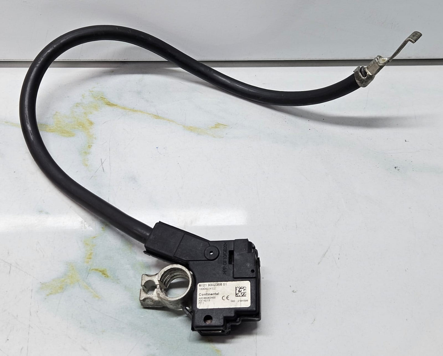 BMW 5, 6, 7 Series, X3, X4 Negative Battery Cable With Sensor 9302358 OEM