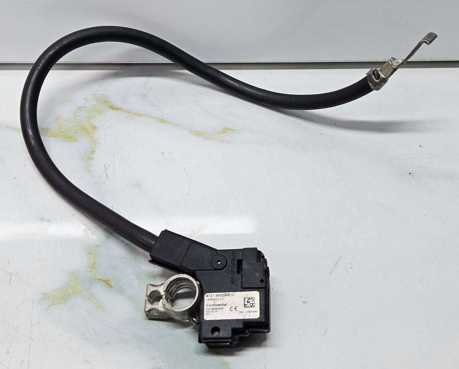 BMW 5, 6, 7 Series, X3, X4 Negative Battery Cable With Sensor 9302358 OEM
