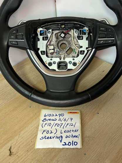 2012 BMW 528i Steering Wheel 6102240 F10 F07 F01 5 Series and 7 Ser