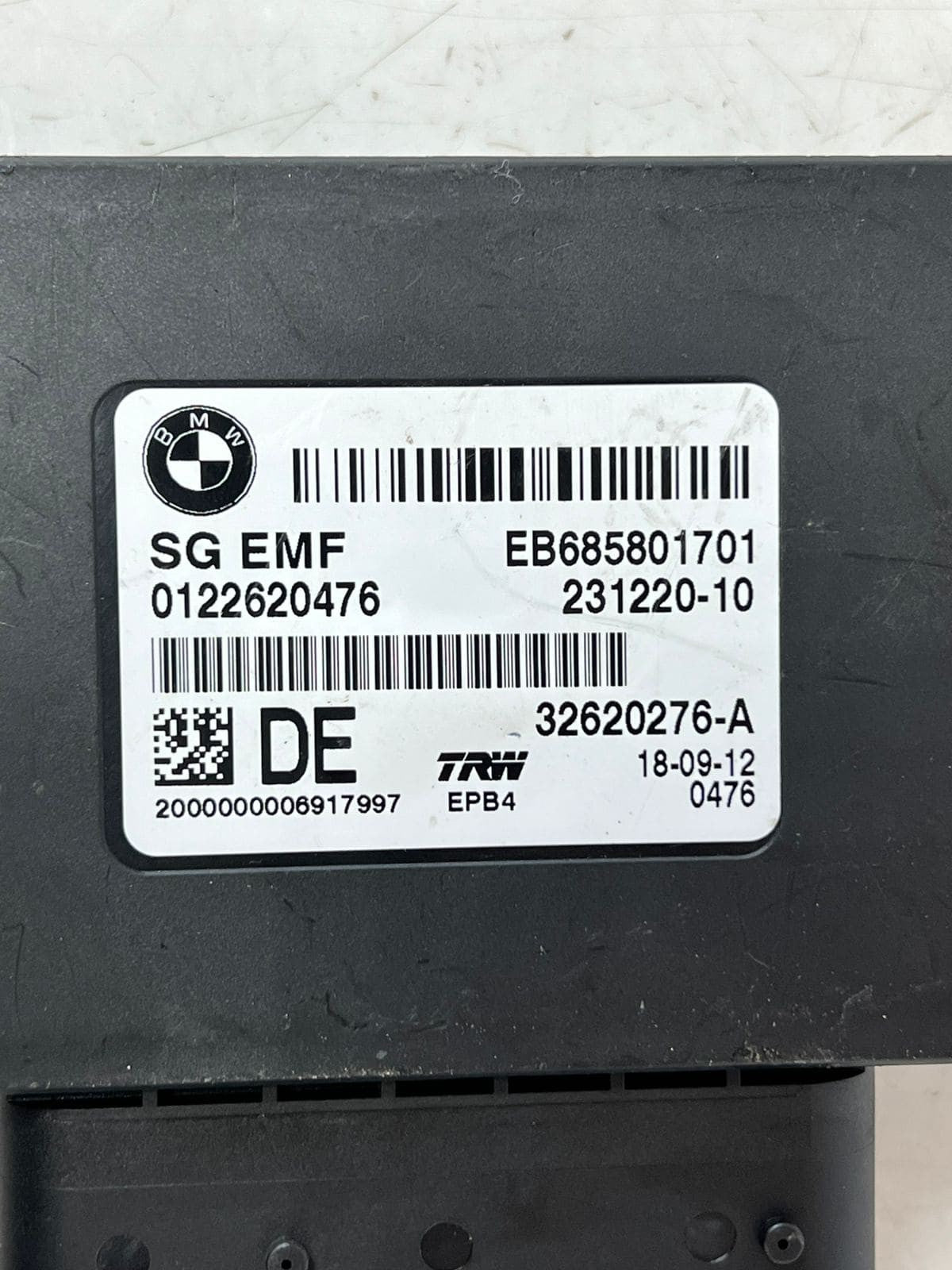2011-2015 BMW F10 5' F25 535i 550i 650i Parking Brake Control Module 6858017 OEM