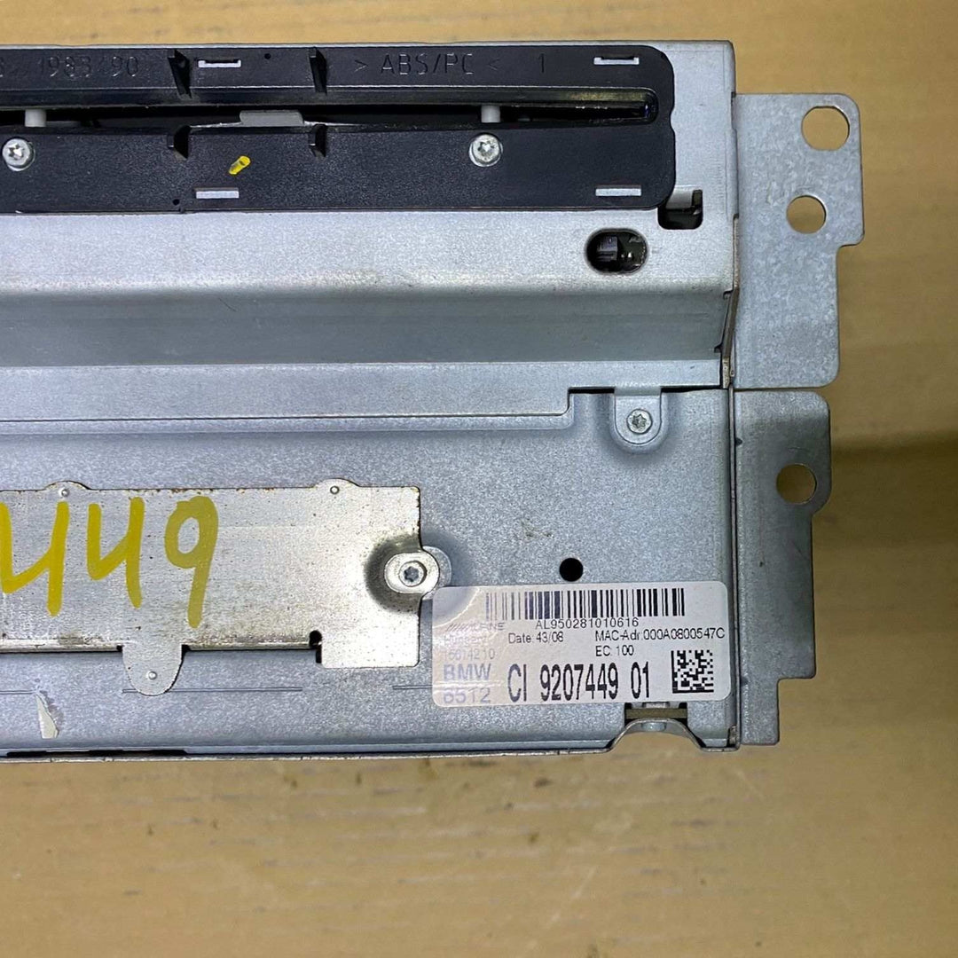 BMW 7-SERIES 2008 F02 Navigation CIC Head Unit Radio Audio Head Unit 9207449 