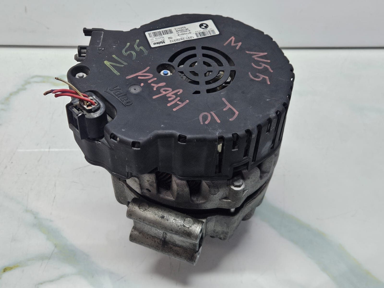 BMW F30 5 Series F10 7 Series F01 F02 N55 Active Hybrid Alternator 7622372 OEM