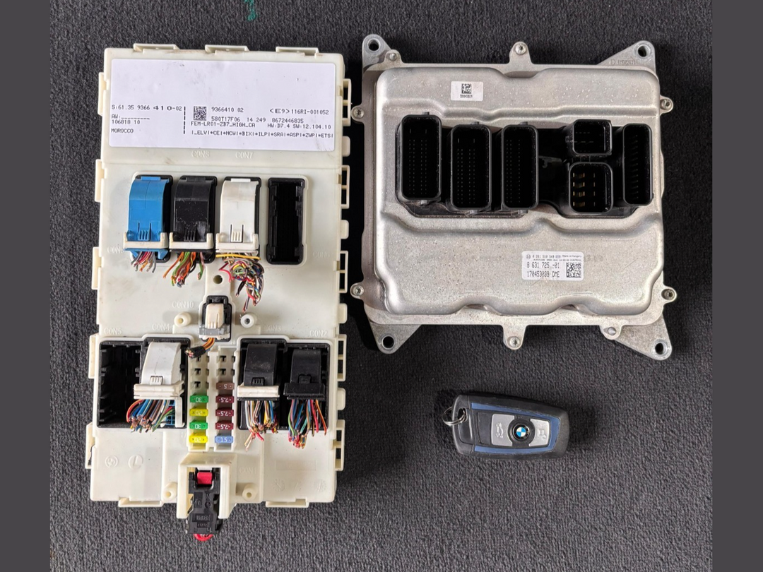 BMW F30 320i N20 ENGINE CONTROL Unit ECU SET DME WITH KEY 8631725