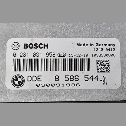OEM BMW X3 X4 X5 X6 N57 ENGINE CONTROL UNIT ECM DDE ECU ONLY 8586544 BOSCH