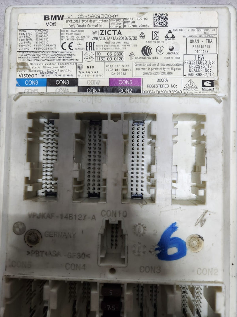 2015-2018 BMW M3 Body Control Module 5A09DC03 Series G20 G21 G28