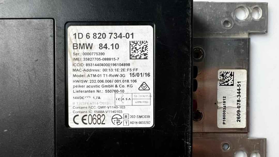 2011-2017 BMW X3 6820734 OEM TCB Module for BMW X3 F25