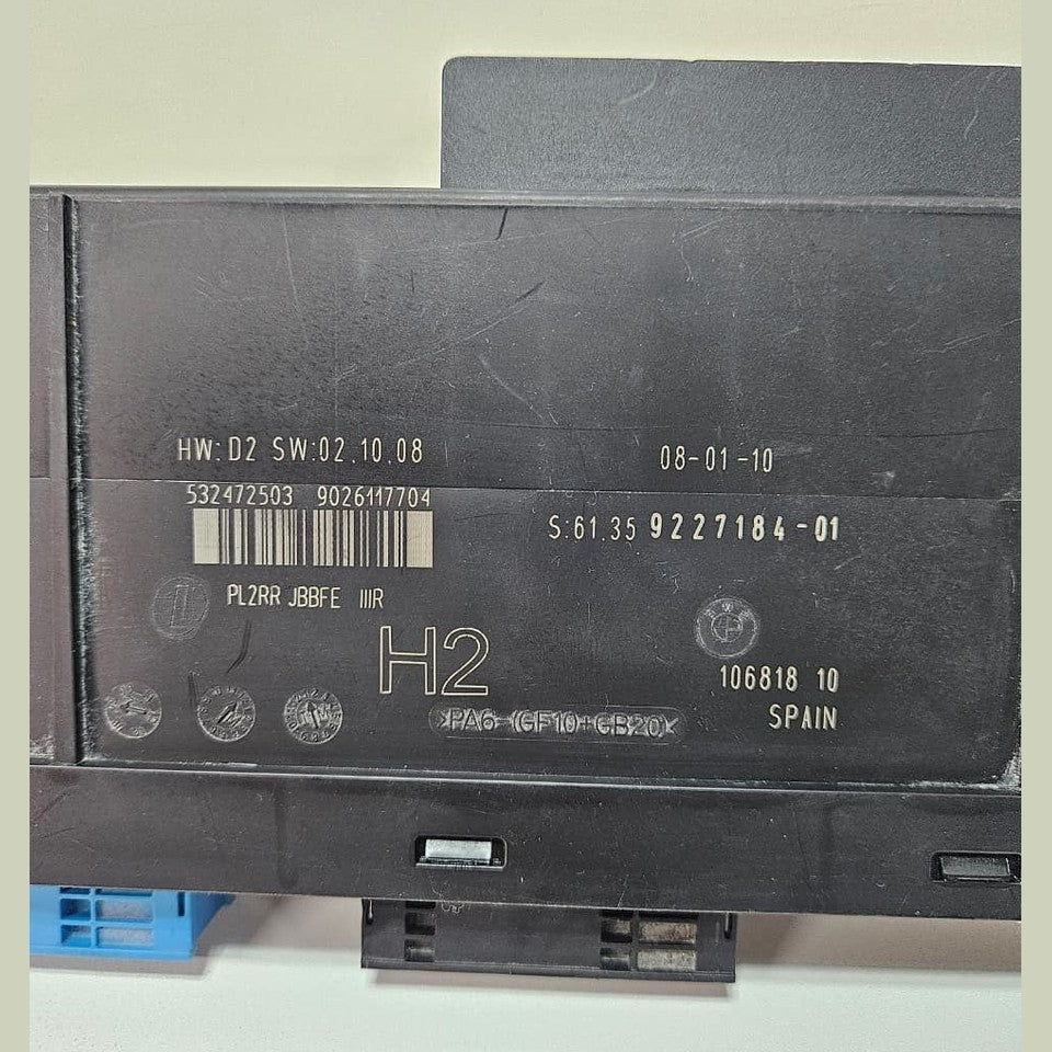 2010-2015 BMW X1 E84 Body Control Module H2 9227184 OEM