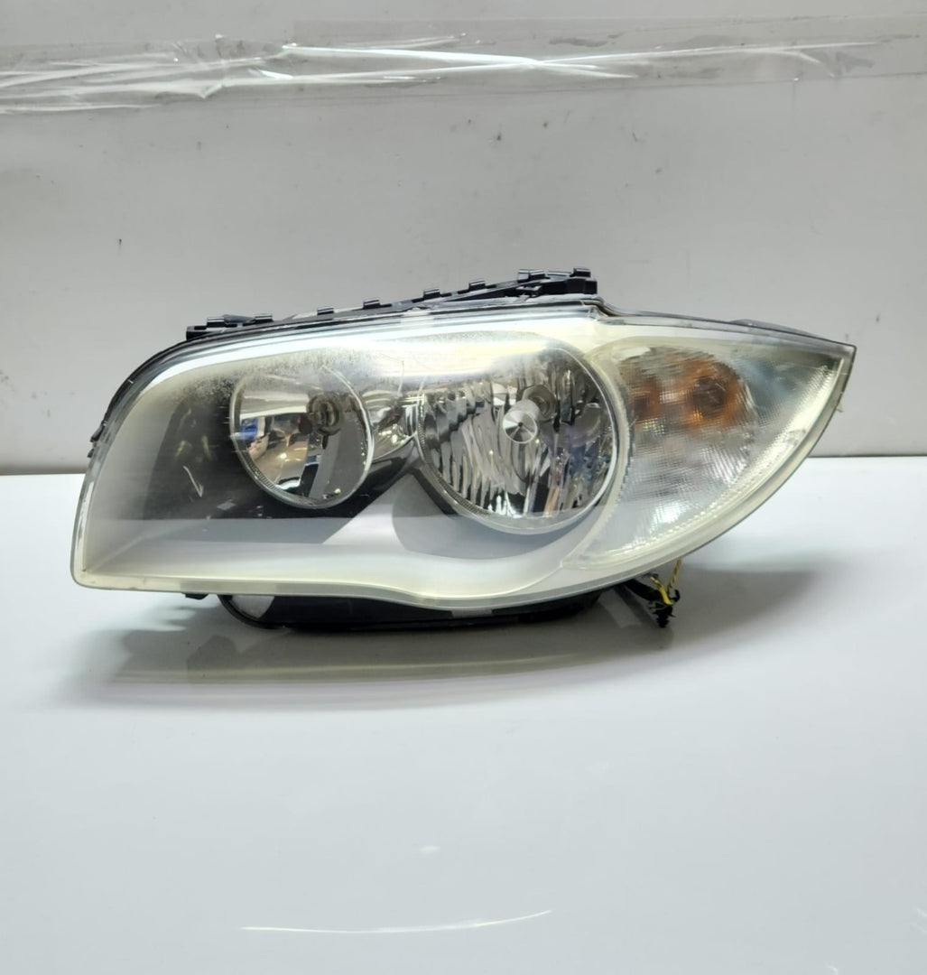 BMW Headlight left side 6924487 1 Series E81 E87 OEM HALOGEN LHS ECE