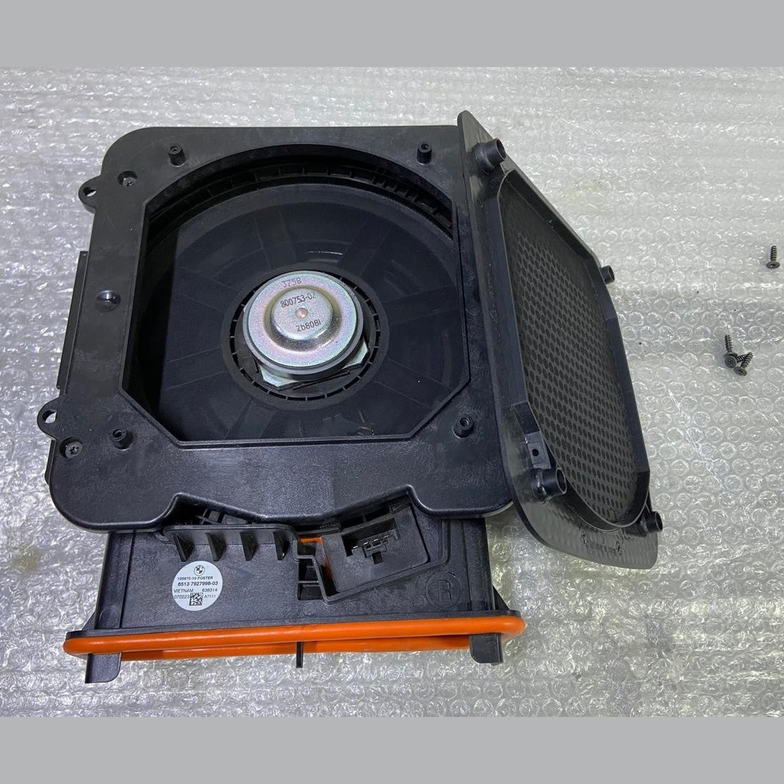 OEM BMW F39 F40 F48 Front Right Subwoofer Central Bass Speaker 7927998