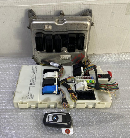 OEM BMW F30 N20B ENGINE CONTROL UNIT DME ECU SET 7643312 BOSCH