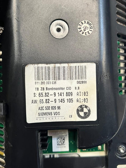BMW 5 Series E60 E61 SIEMENS Navigation Display Screen 9141809 OEM