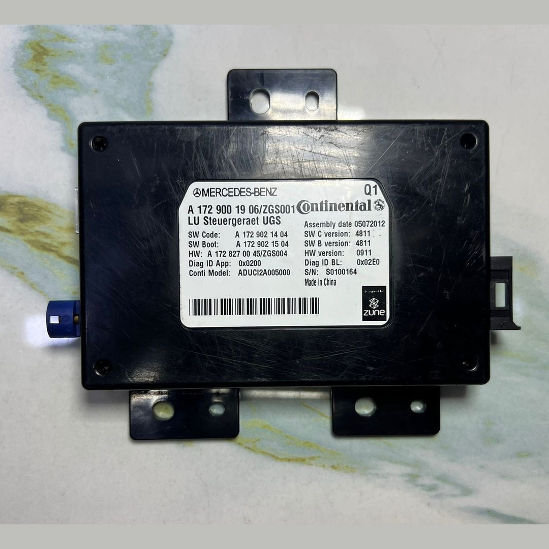 Mercedes-Benz C-Class W204 X204 GLK Bluetooth Control Module A172 9001906 OEM