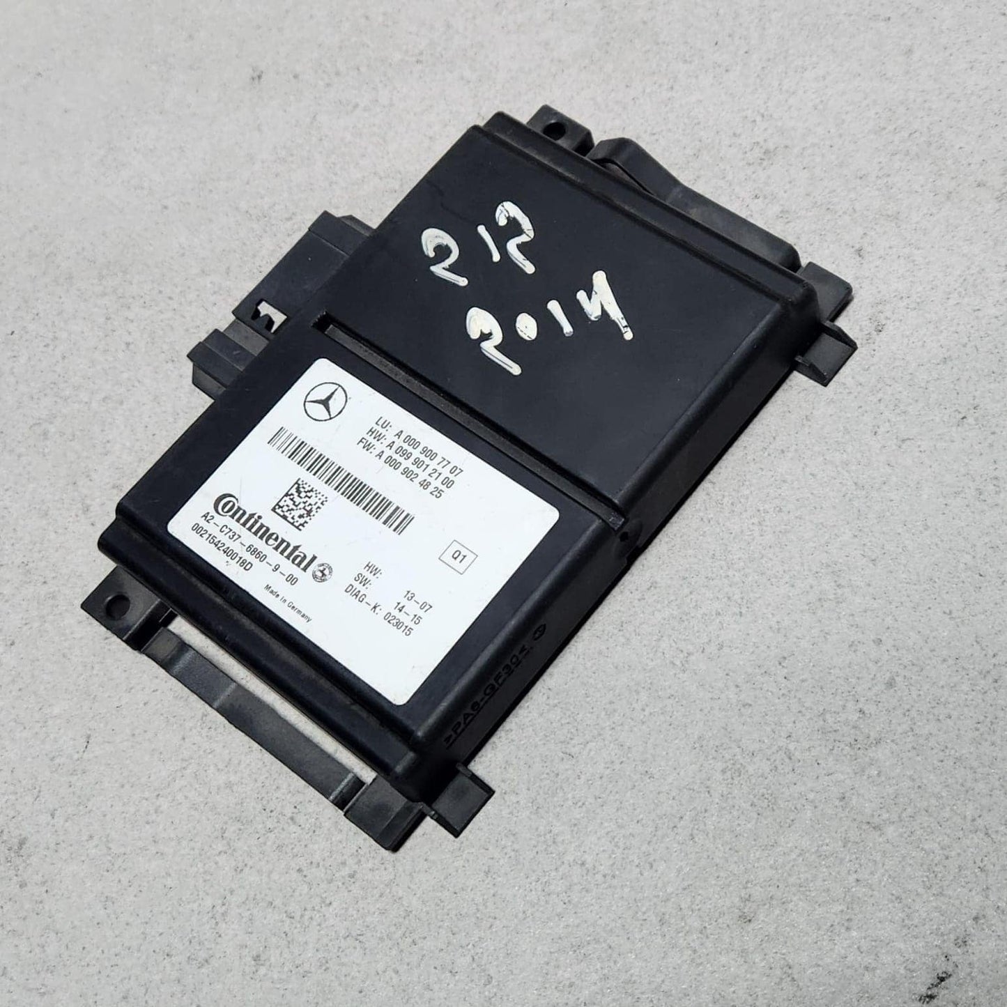 2014 Mercedes-Benz E300 Cruise Control Distance Radar Module A0009007707