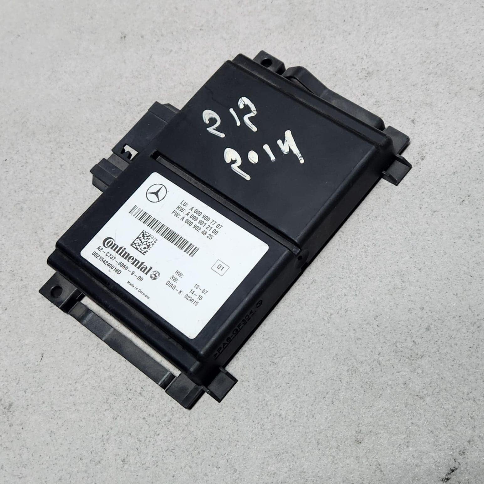2014 Mercedes-Benz E300 Cruise Control Distance Radar Module A0009007707