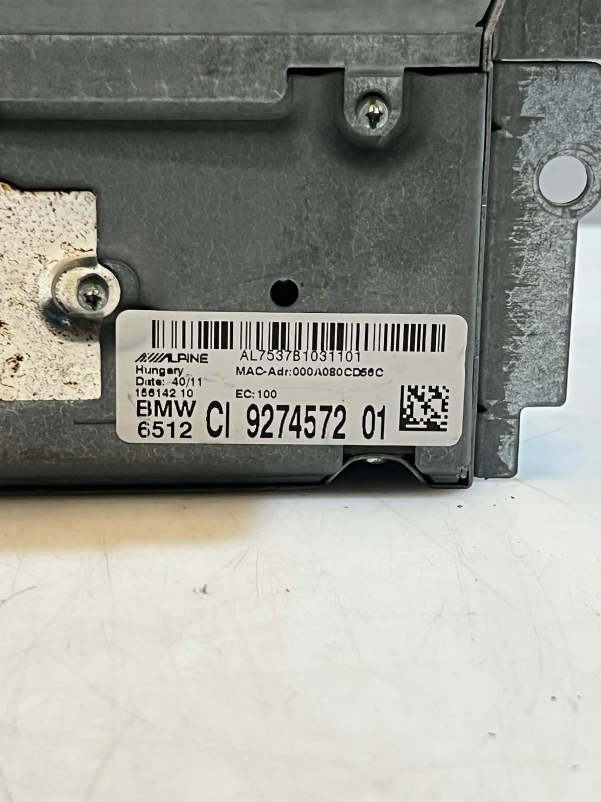 BMW F01 F02 F04 F06 F10 F11 F12 F13 Cic Navigation Head Unit 9274572 OEM