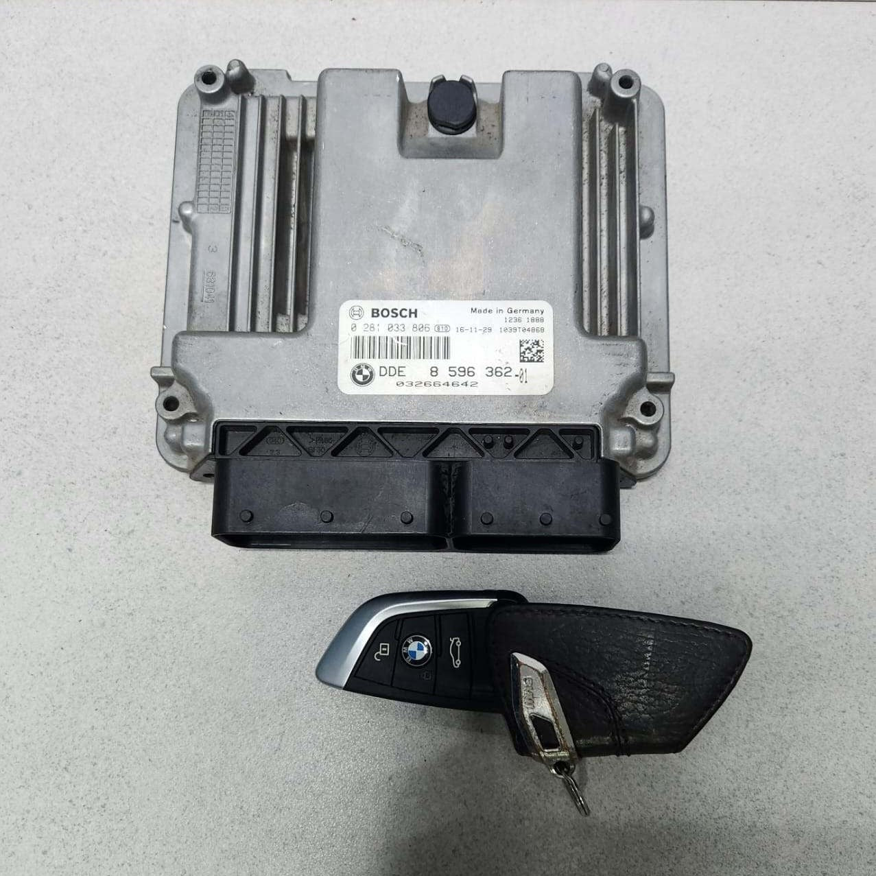 2017 BMW X1 Engine Control Unit + KEY 8596362 F20 120d F30 320d, F36 420d  B47