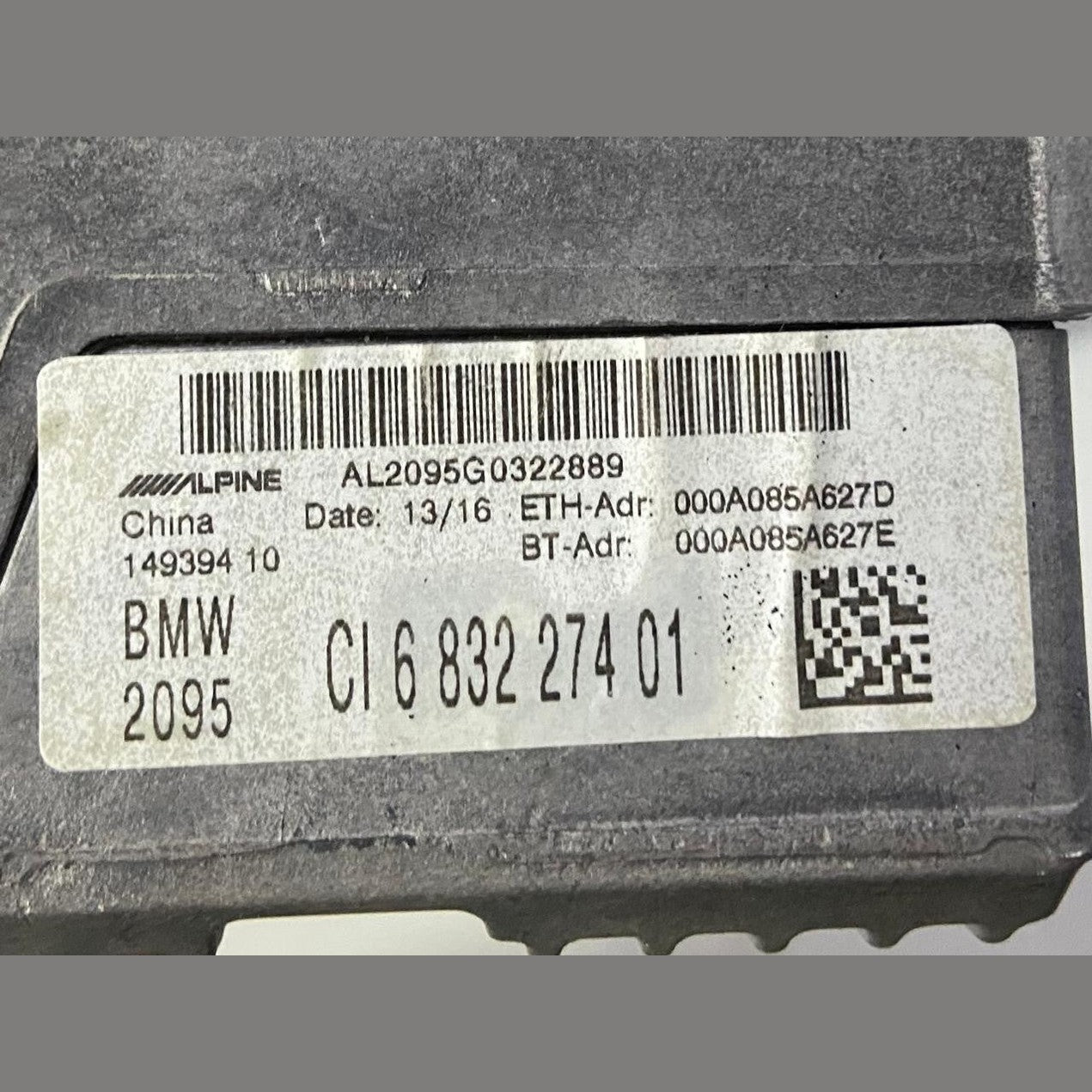 OEM BMW F10 F11 F20 F25 F30 F32 F36 NBT HEAD UNIT NAVIGATION 6832274