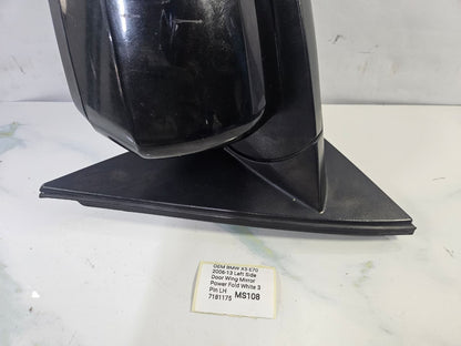 OEM BMW X5 E70 2006-13 Left Side Door Wing Mirror 3 Pin LH 7181175 RHD