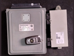 Load image into Gallery viewer, BMW 750i 7608099 Engine Control Module Unit Complete set with key  N63 TWIN TURB
