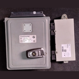 BMW 750i 7608099 Engine Control Module Unit Complete set with key  N63 TWIN TURB