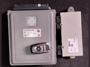BMW 750i 7608099 Engine Control Module Unit Complete set with key  N63 TWIN TURB