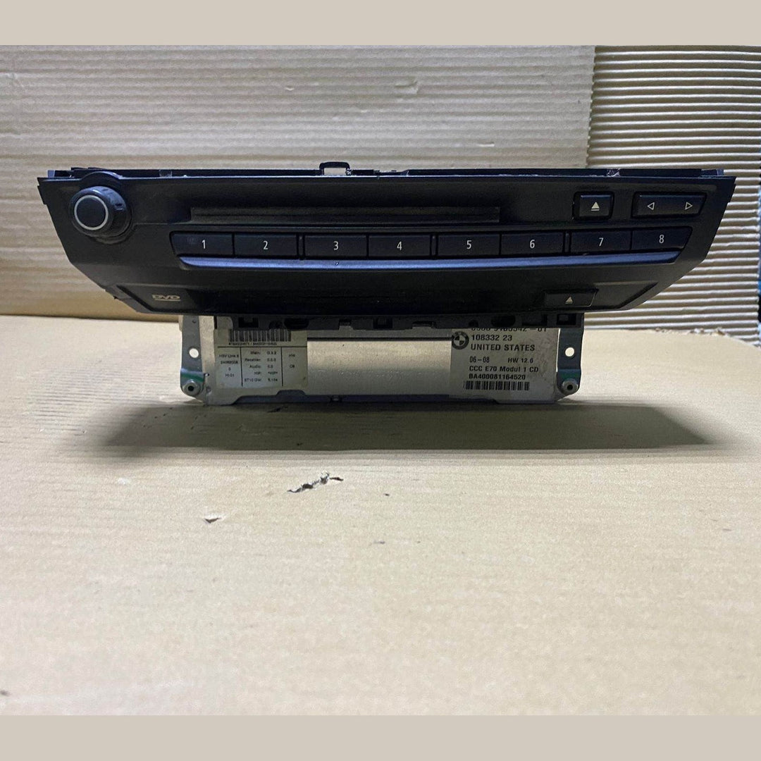 2006-2013 BMW X5 Navigation Radio Head Unit 9185542 X5 E70 and X6 E71